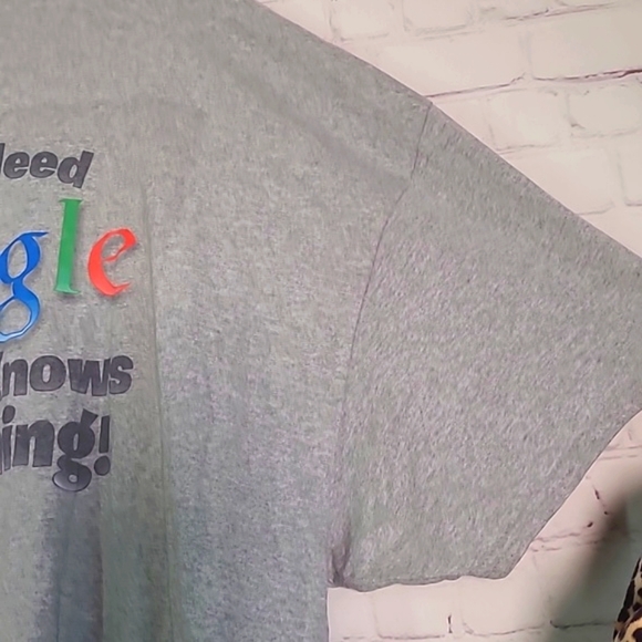 Vintage Y2K Big Dogs Gray Google My Wife Knows Everything Tee Tshirt Mens Sz 4XL - Picture 14 of 15